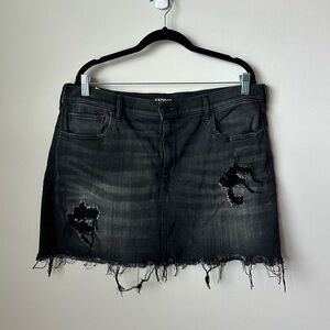 Express denim skirt